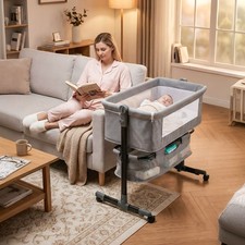 3-in-1-Babybett mit Matratze
